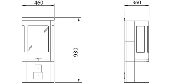 Камины из талькомагнезита Contura 860T_1